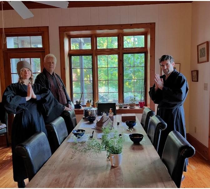 Sesshin meal at Stone Nest Dojo
